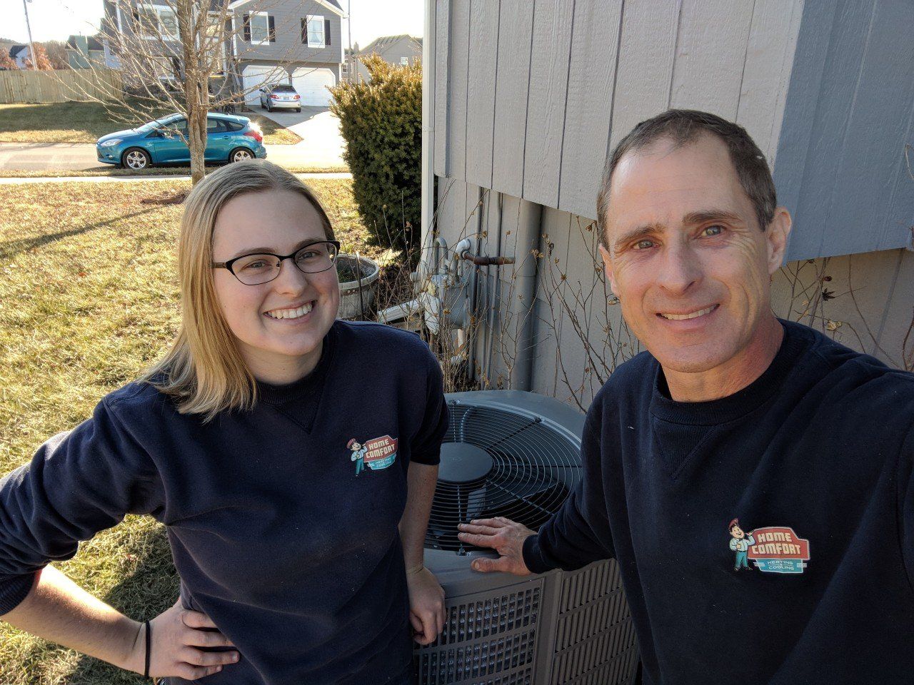 Old Man Working — Lenexa, KS — Home Comfort Heating And Cooling Old Man Working — Lenexa, KS — Home Comfort Heating And Cooling