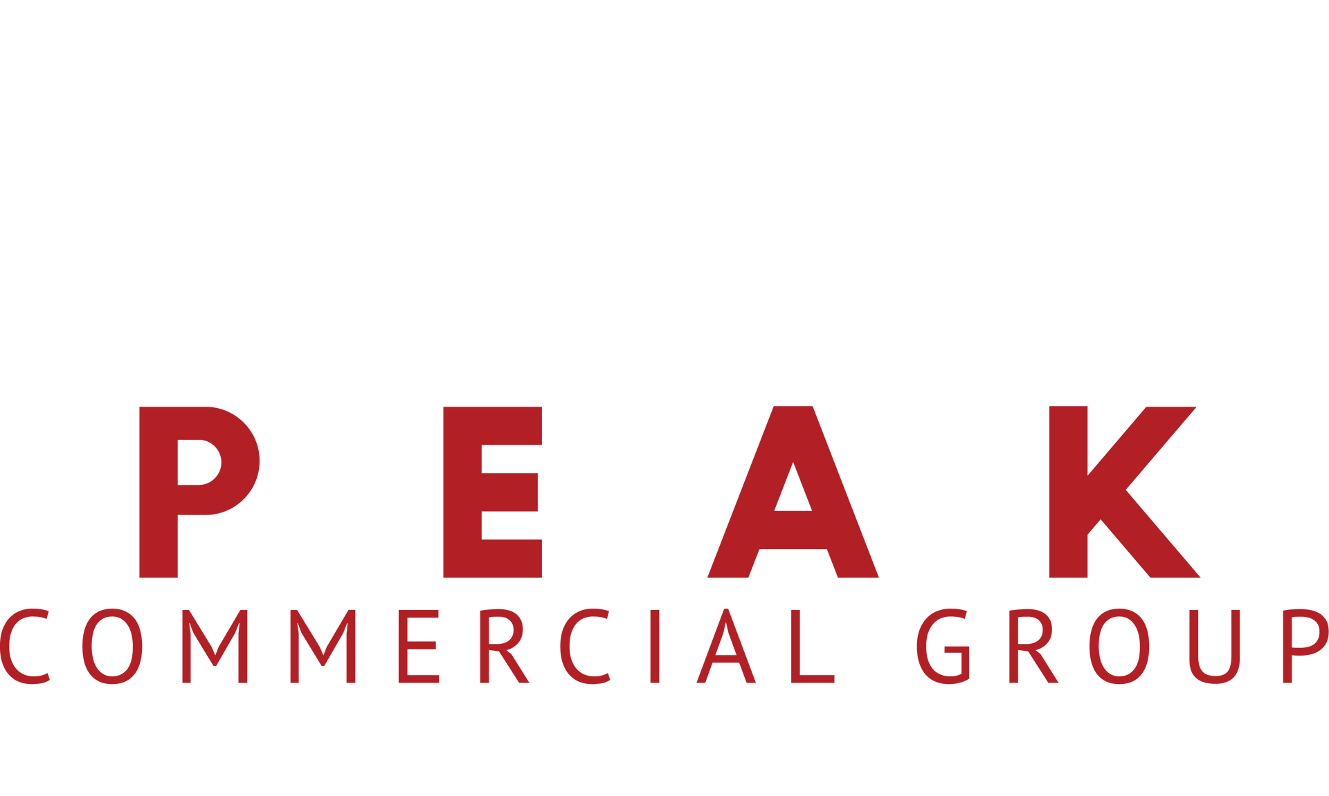 The peak commercial group logo is red and white on a white background.