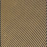 Diagonal stripes in gold and black, creating a woven pattern.