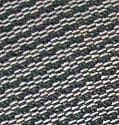 Diagonal pattern of alternating dark gray and white woven fabric.