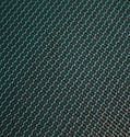 Dark teal woven textured fabric.