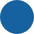 Blue circle.