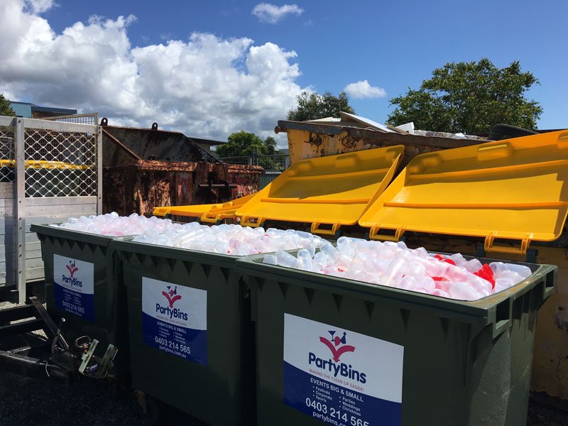 Party Bins Pty Ltd Rubbish Removal on the Sunshine Coast