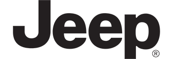 Black Jeep logo on a white background