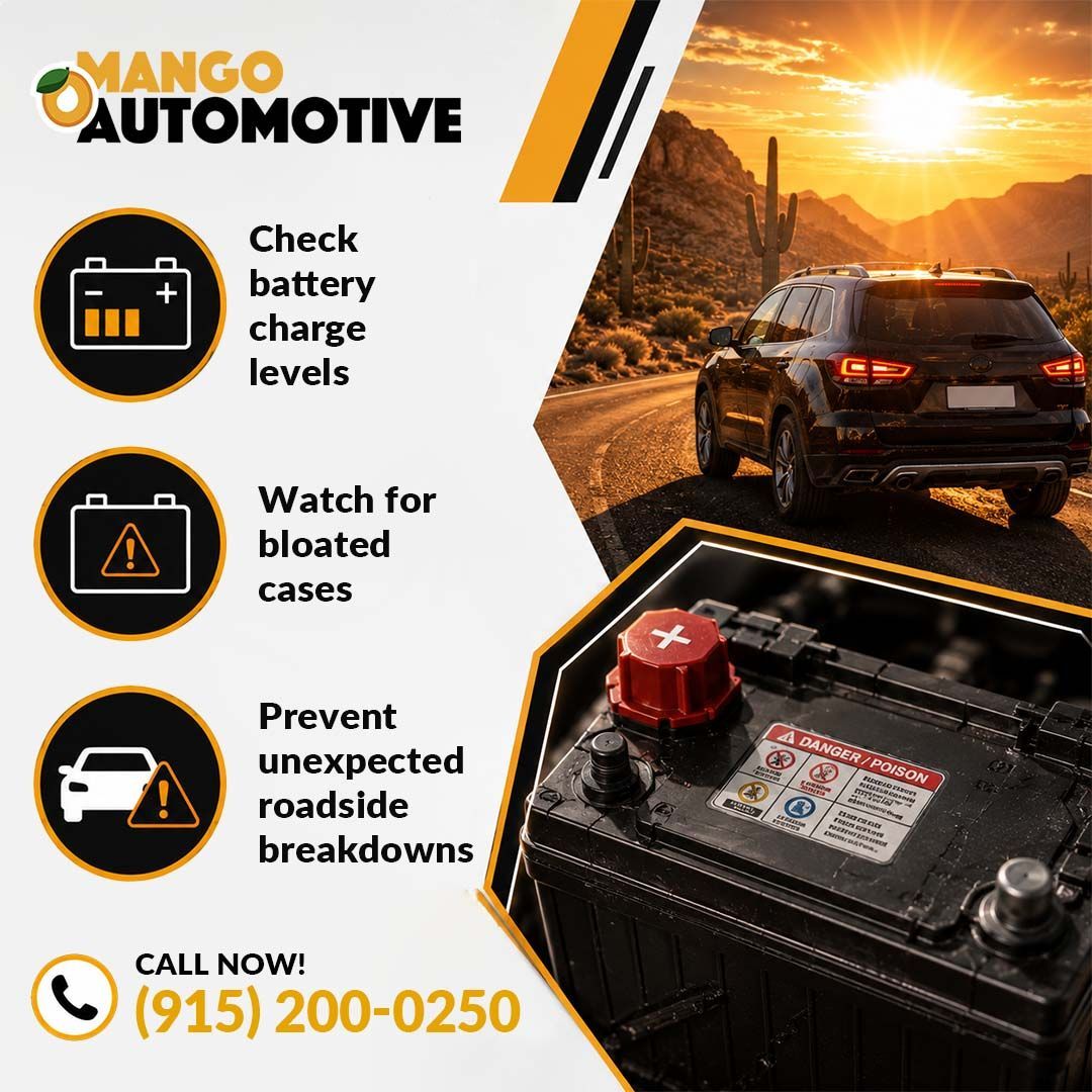 Check battery levels- Mango Automotive (Montana)