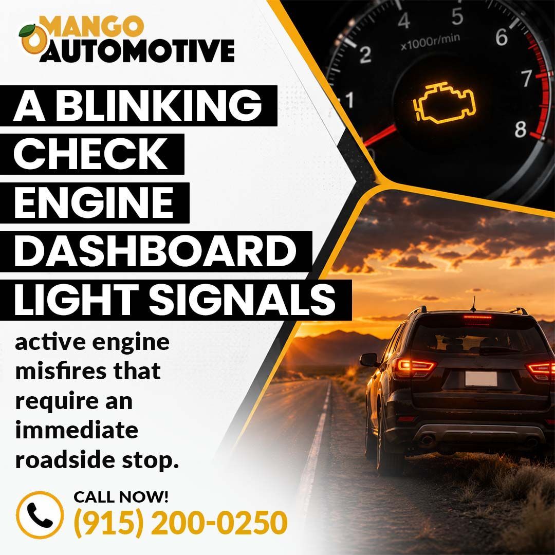 Blinking check engine light- Mango Automotive (Montana)
