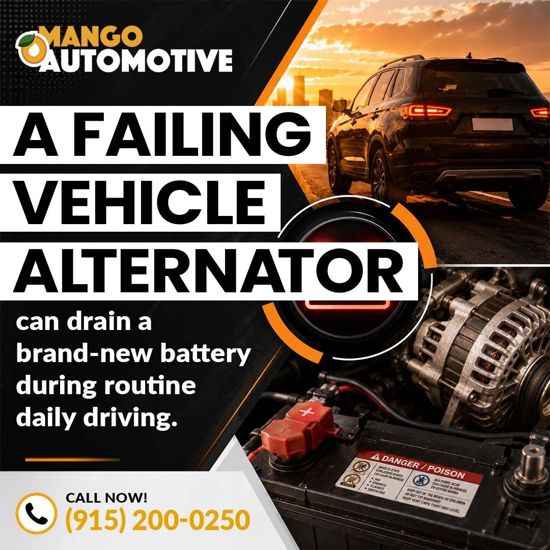 Failing alternator drain battery- Mango Automotive (Montana)