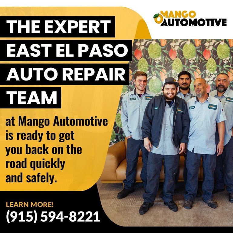 Mango Automotive auto repair shop on Pellicano Dr, East El Paso, Texas