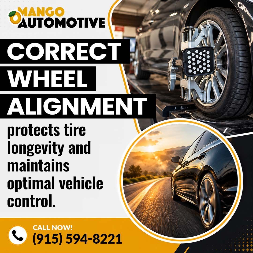 correct wheel alignment- Mango Automotive (Ward)