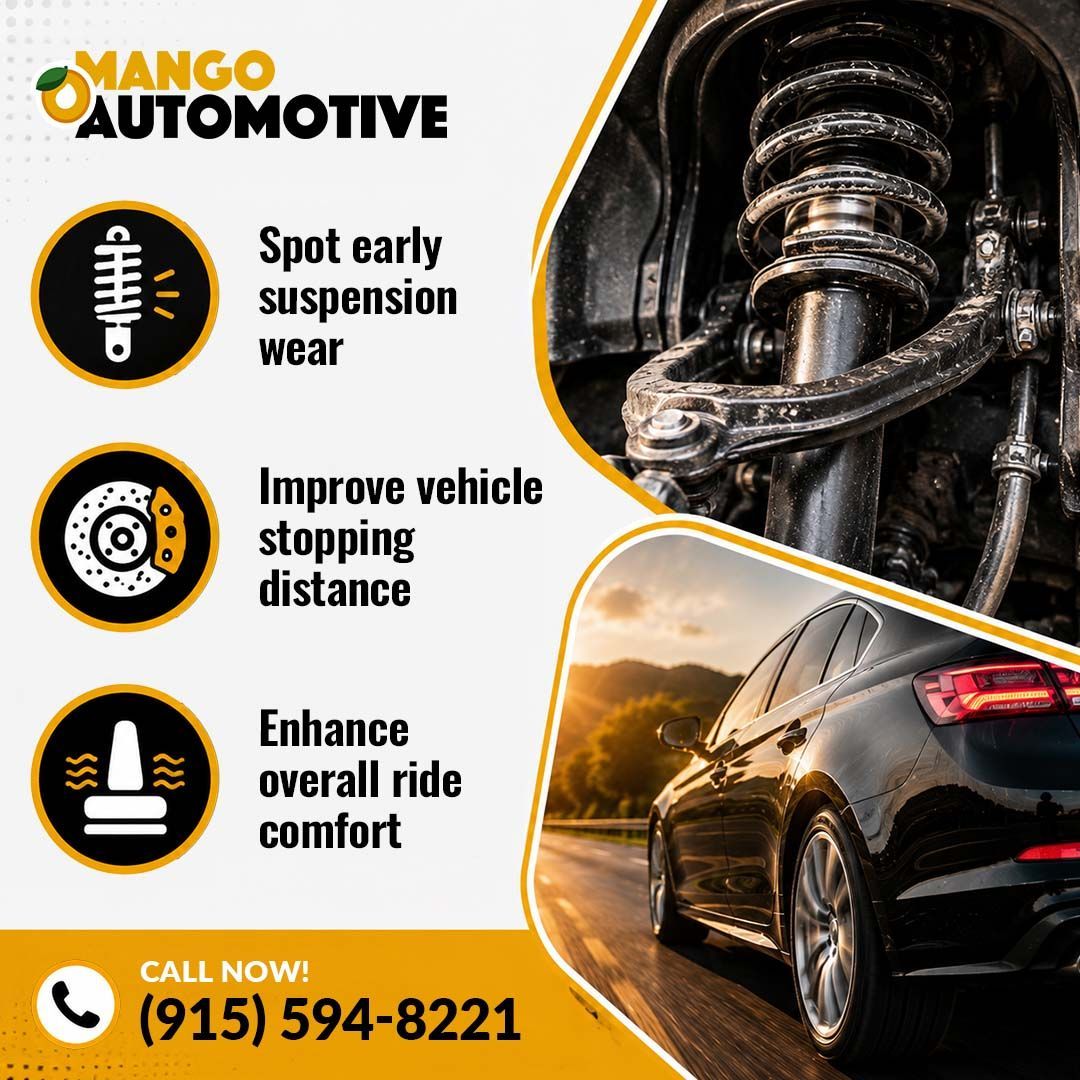 spot early suspension wear- Mango Automotive (Ward)
