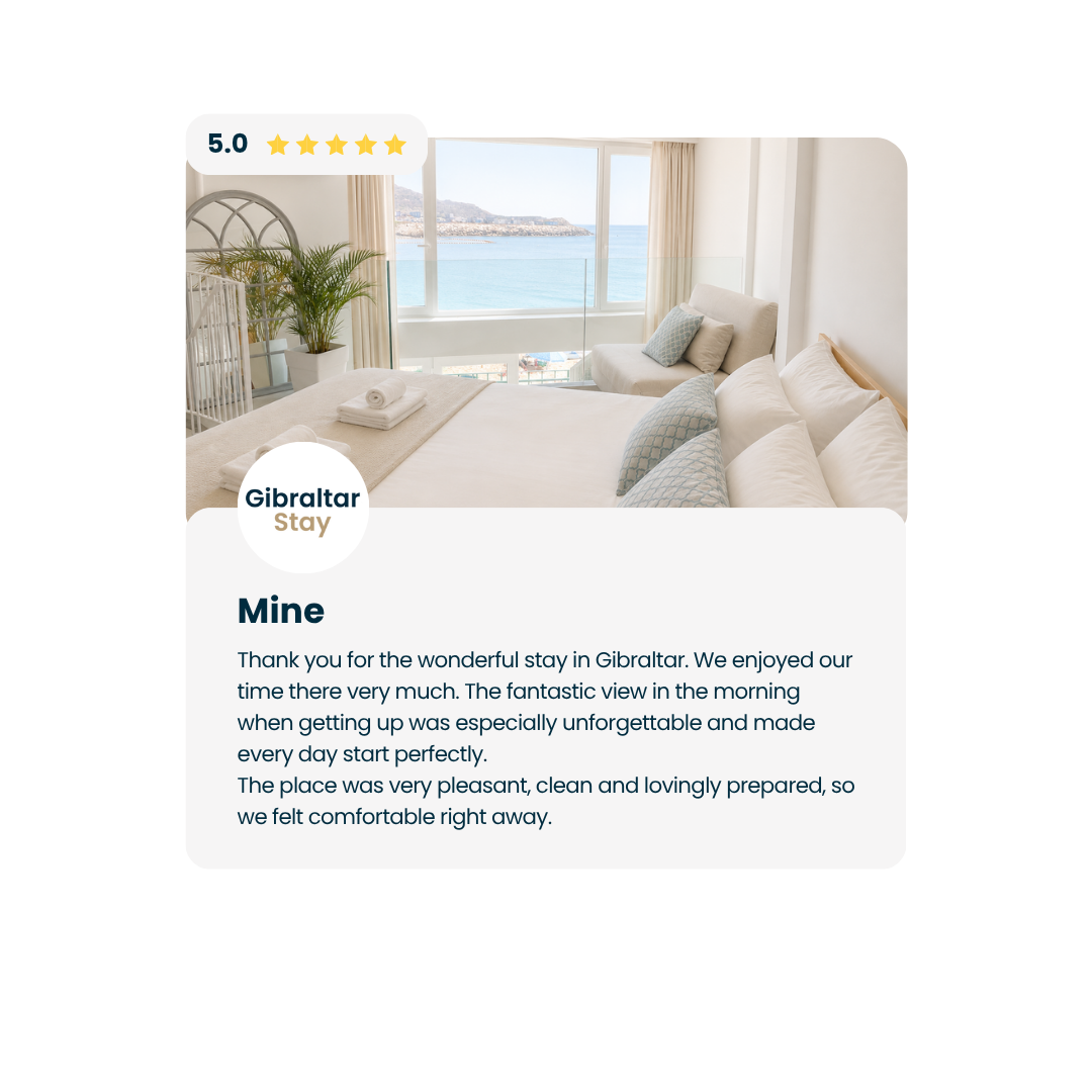 Airy beach bedroom listing card with ocean view, score 6.0, and “Mine” title