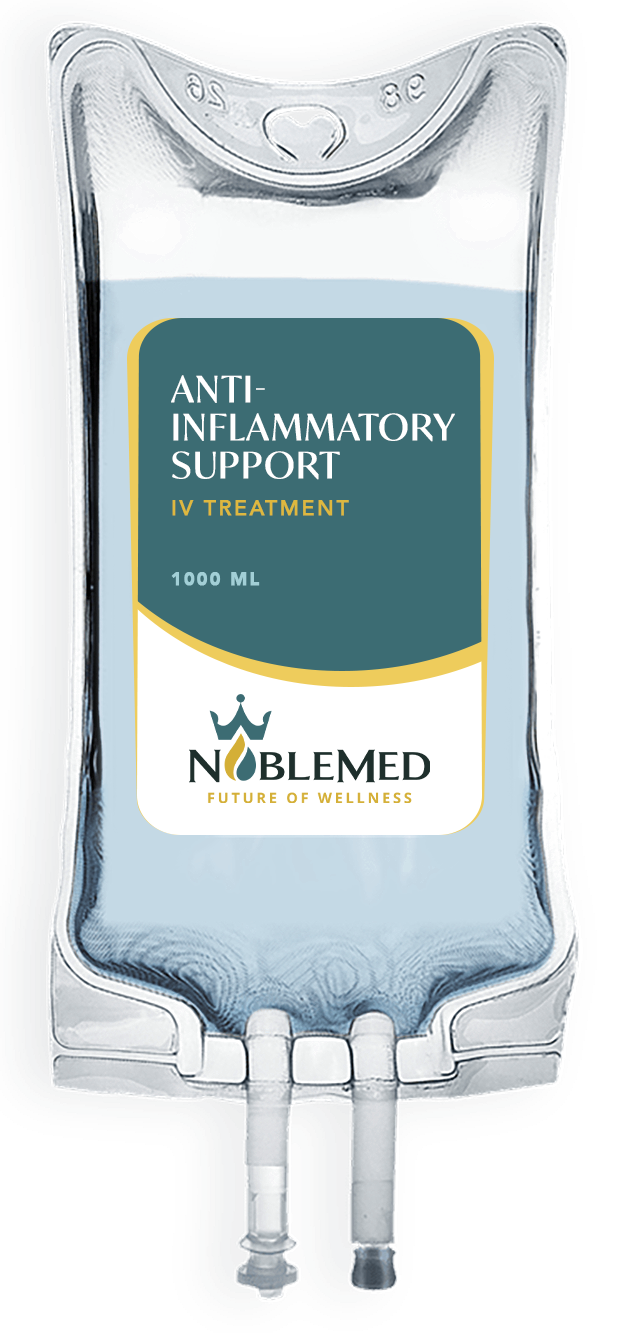 NobleMed Anti-Inflammatory Support IV drip bag