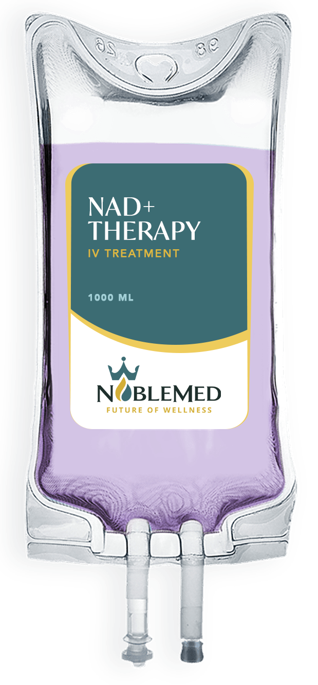 NobleMed NAD+ Therapy IV drip bag