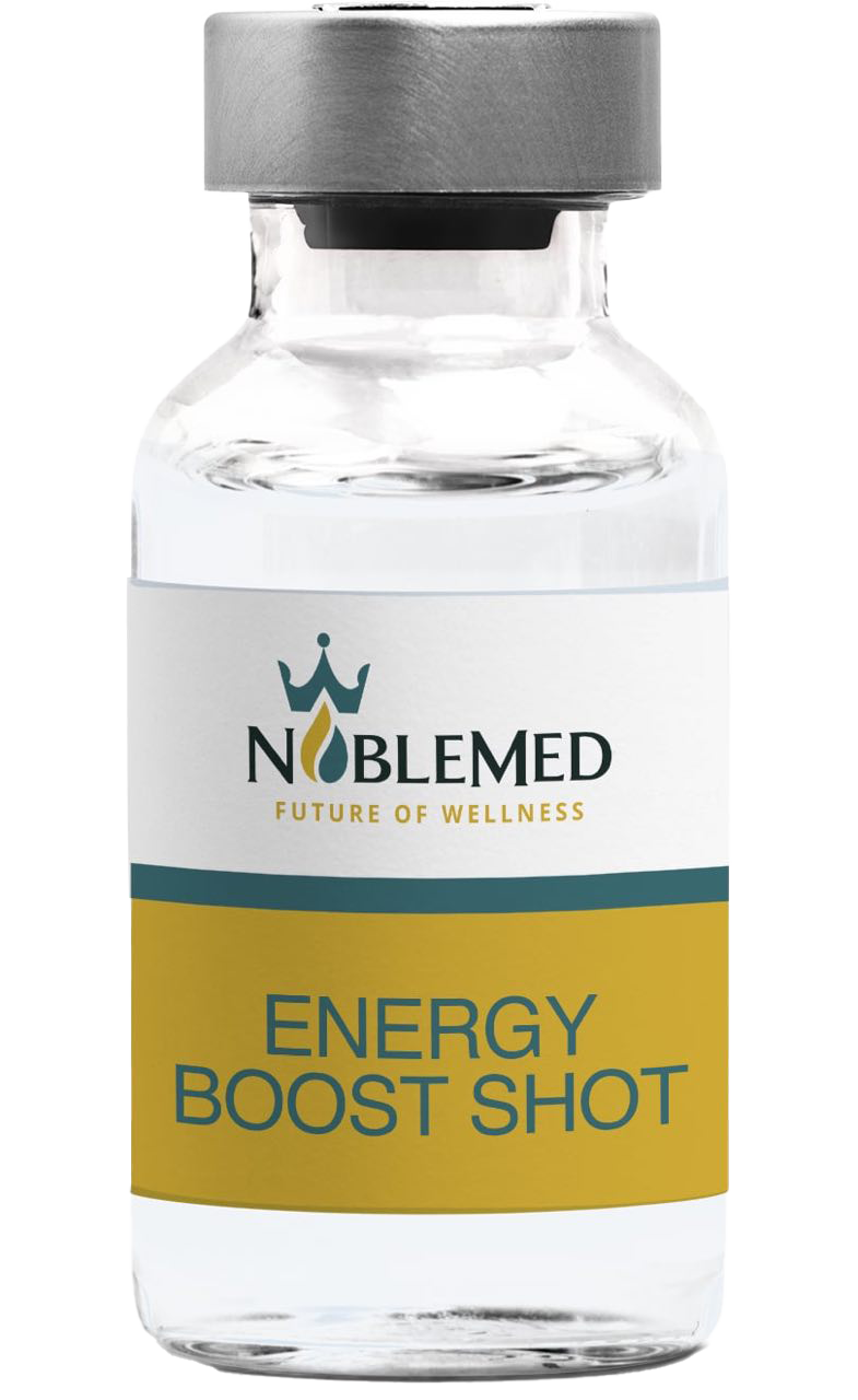 Hospital-grade vitamin vial used in the NobleMed energy boost shot