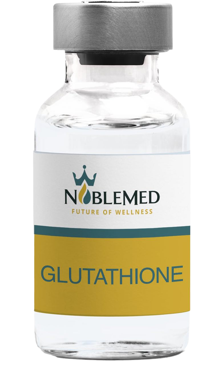 Hospital-grade glutathione vial used in NobleMed injections
