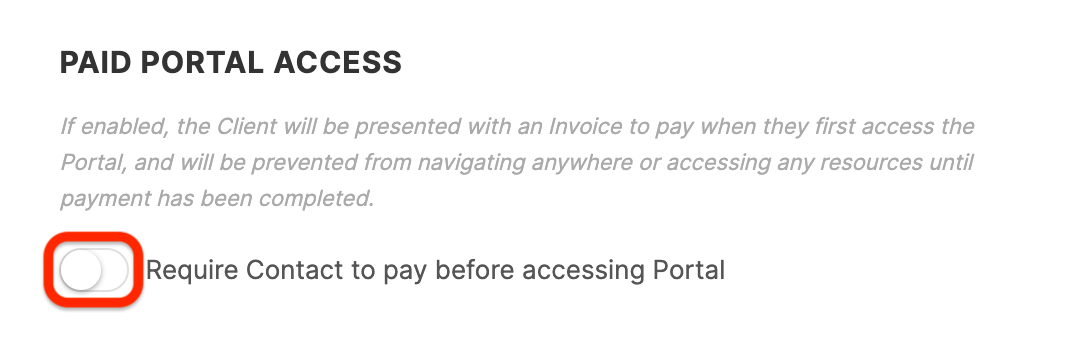 A screenshot of a website that says paid portal access