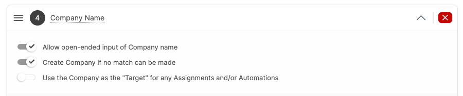 A screenshot of a website with a company name on it