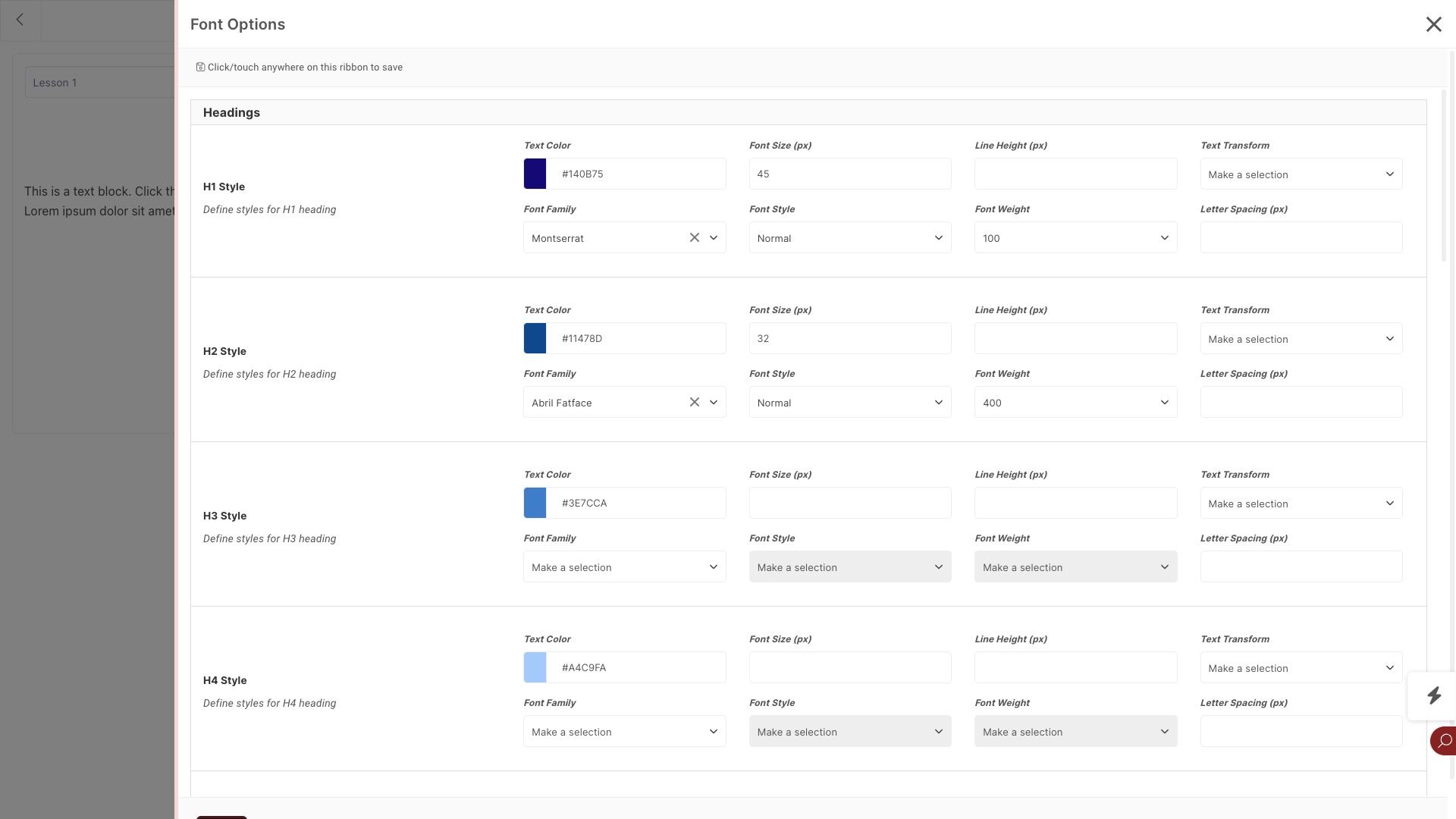 A screenshot of a web page with a lot of icons on it.