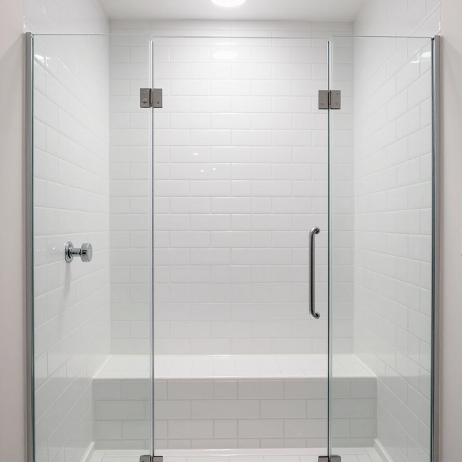 Tub-to-shower conversion
