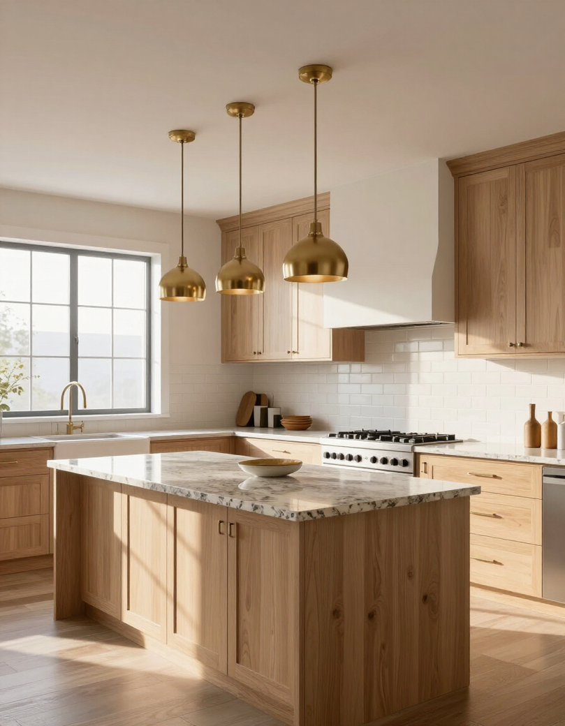 Remodeled open-concept kitchen