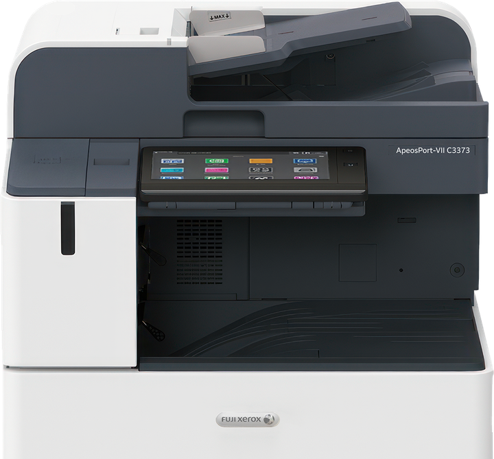A black and white printer that says ' a3c ' on it