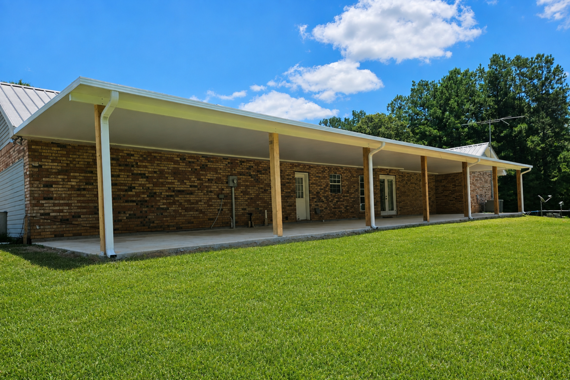 Outdoor patio cover in Covington Louisiana
