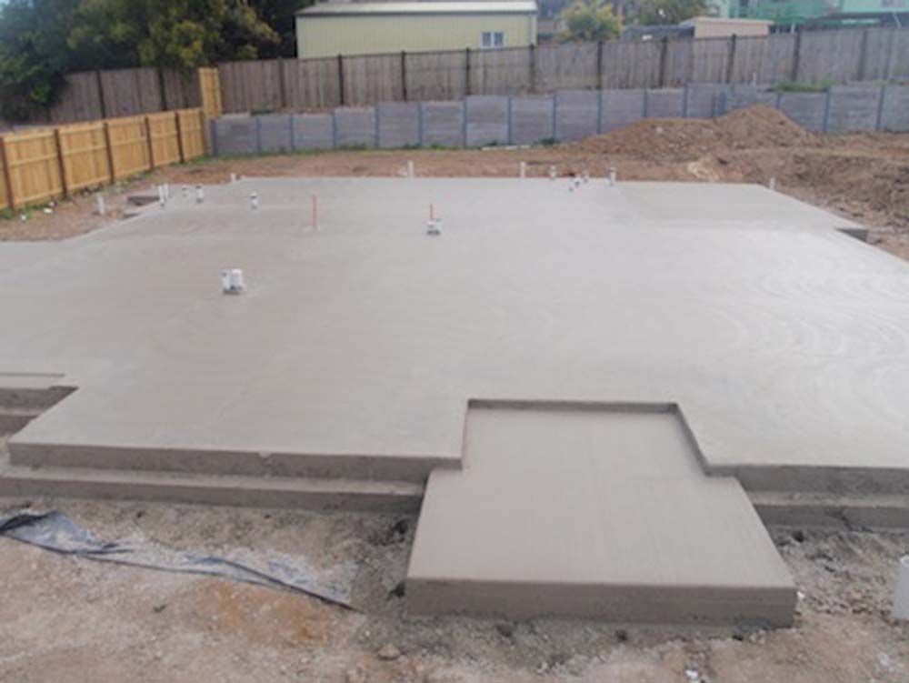 Beautiful Concrete Foundation