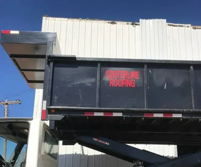 Black trailer with red 