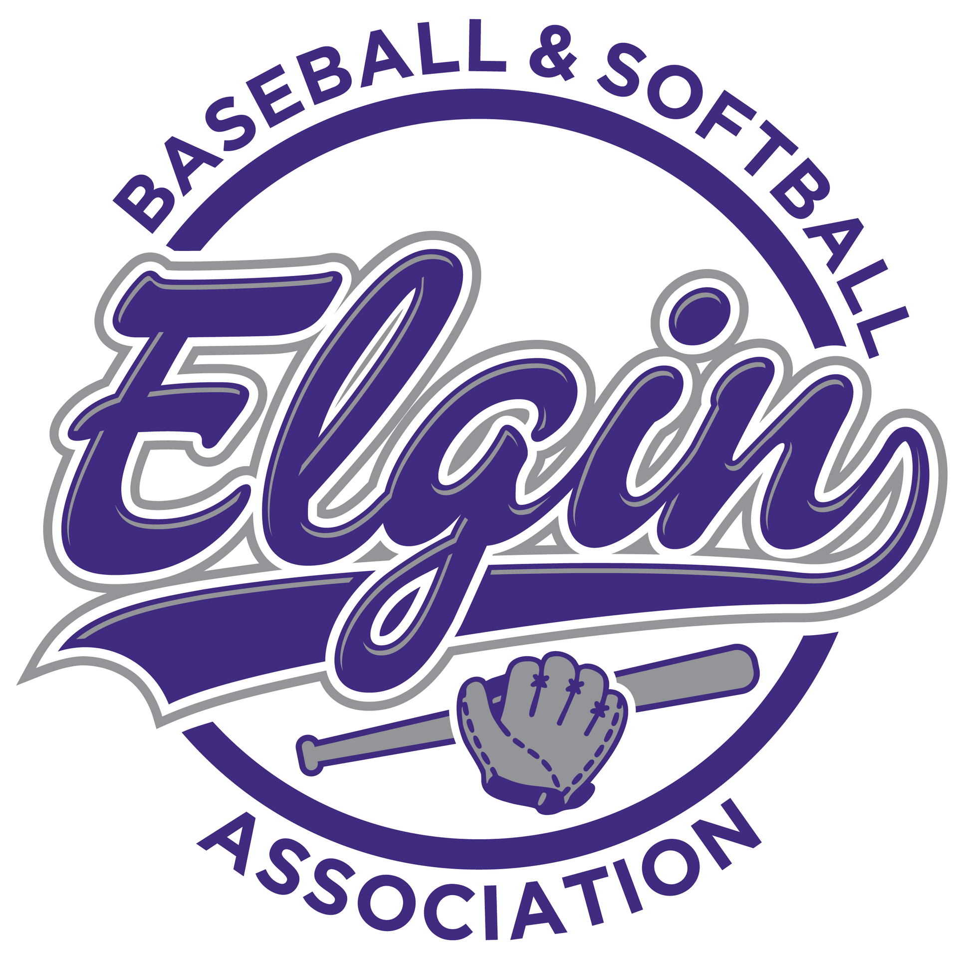 Logo for Elgin Baseball & Softball Association