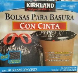 Caja de bolsa de 33 gl c / 90 agarradera