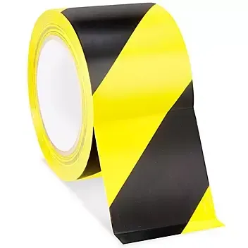 rollo de tape negro/ amarillo
