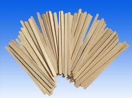 Agitador de madera