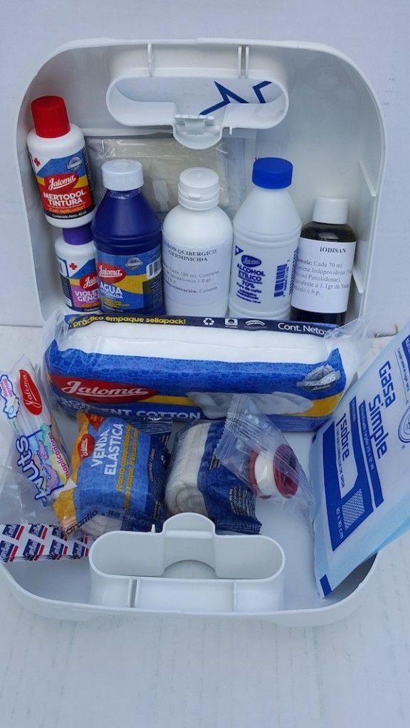 Botiquín con medicinas