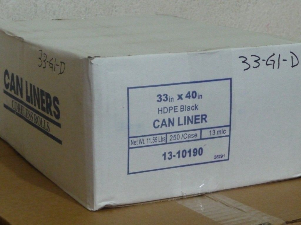 Caja de bolsa de 33 gl delgada 33×40 13 micrones