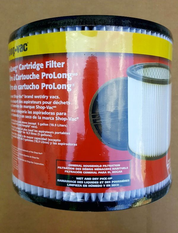 Filtro p / aspiradora. shop vac