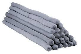 Gusanos o chorizos absorbentes para derrames de líquidos