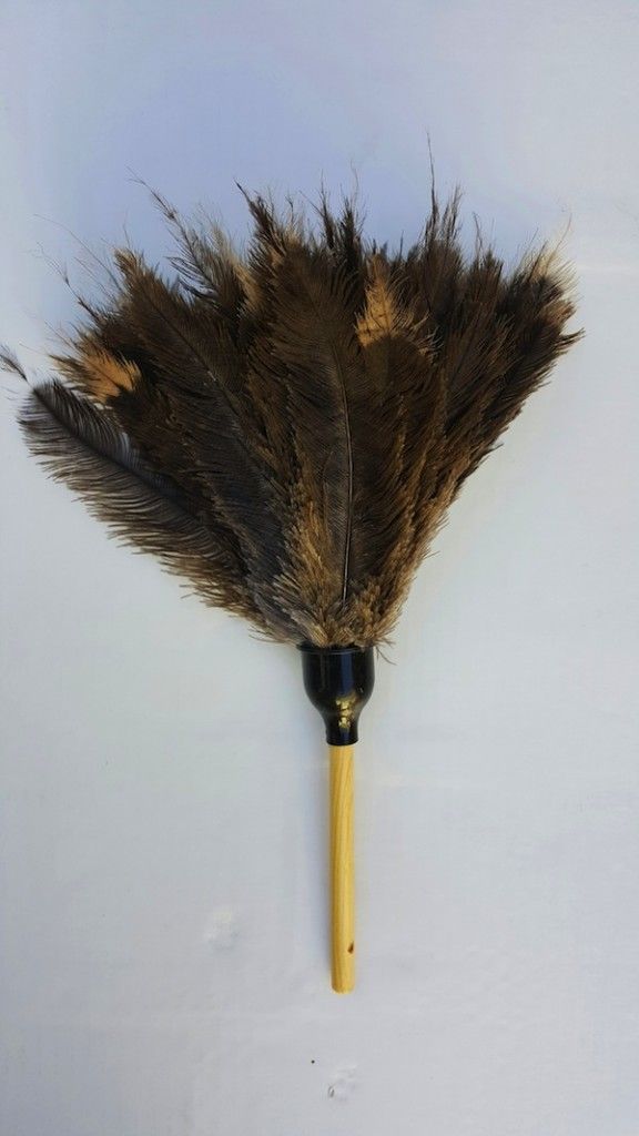 Plumero avestruz 12 cm
