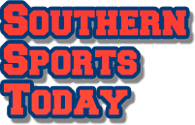 The logo for southern sports today is red and blue