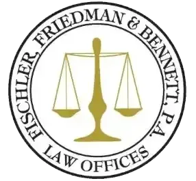 A logo for friedman and bennett law offices