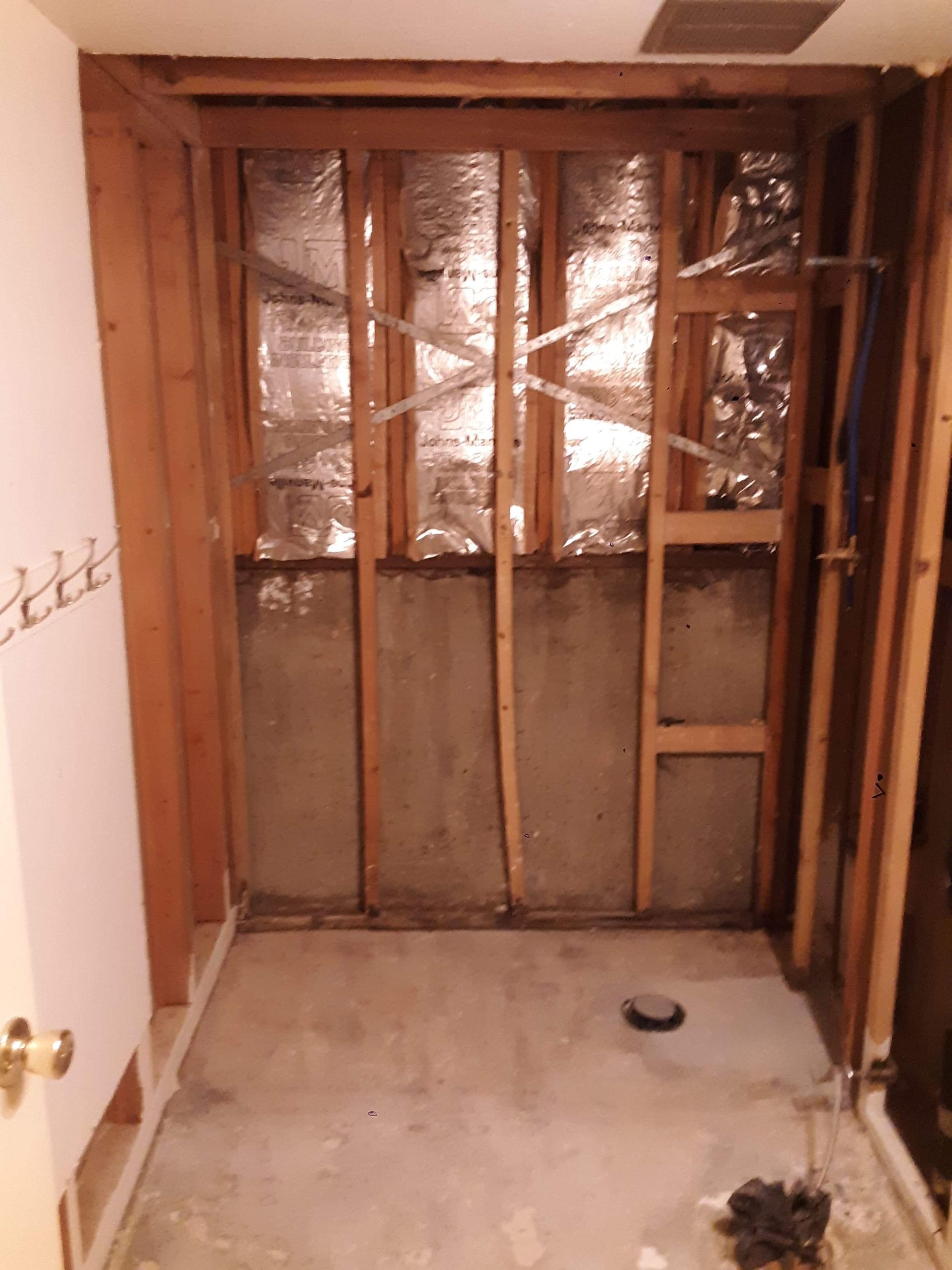 New shower build