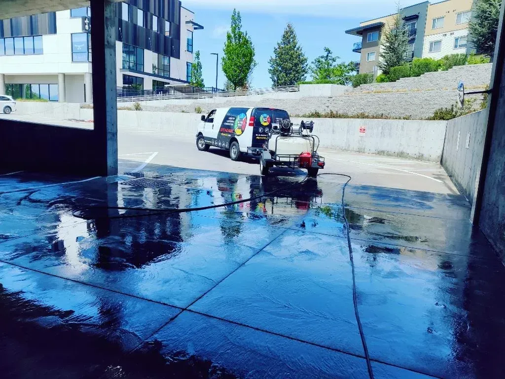 Pressure washing