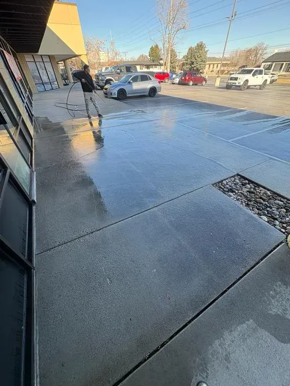 Pressure washing