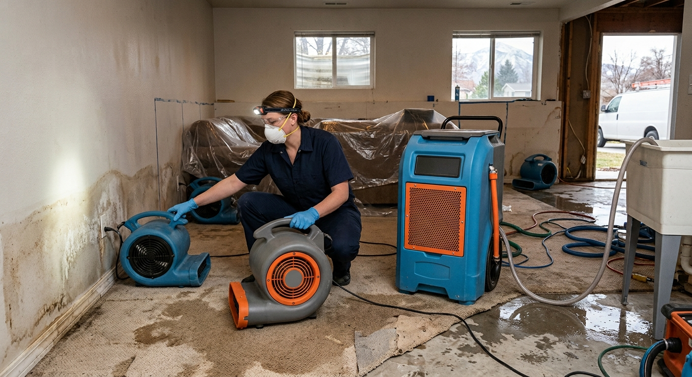 Salt Lake City water damage restoration 
