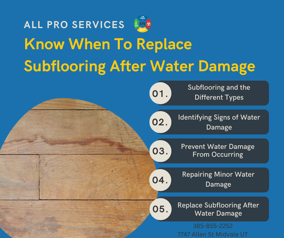 flooding Salt Lake City expert restoration company All Pro provides