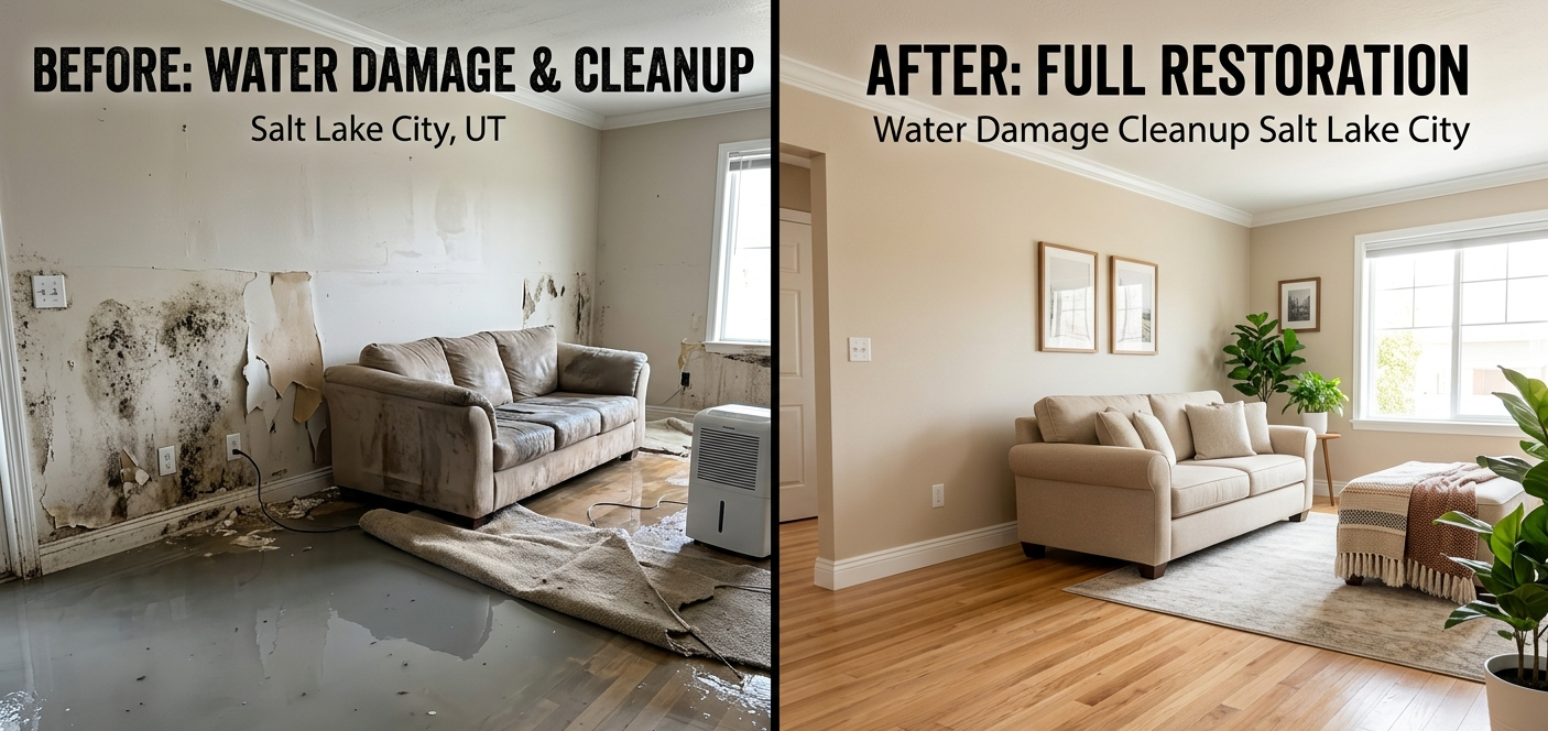 water damage cleanup Salt Lake City