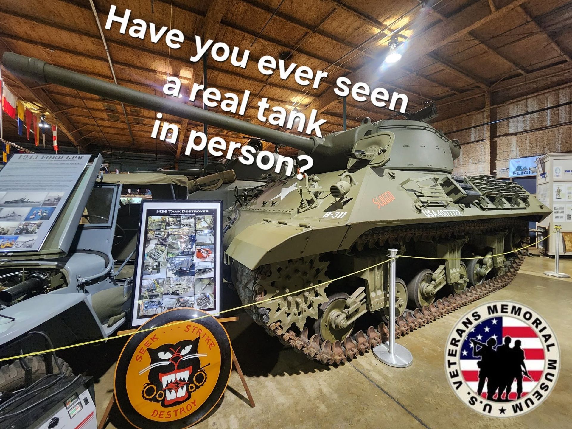 “Have you ever seen a real tank in person?”
