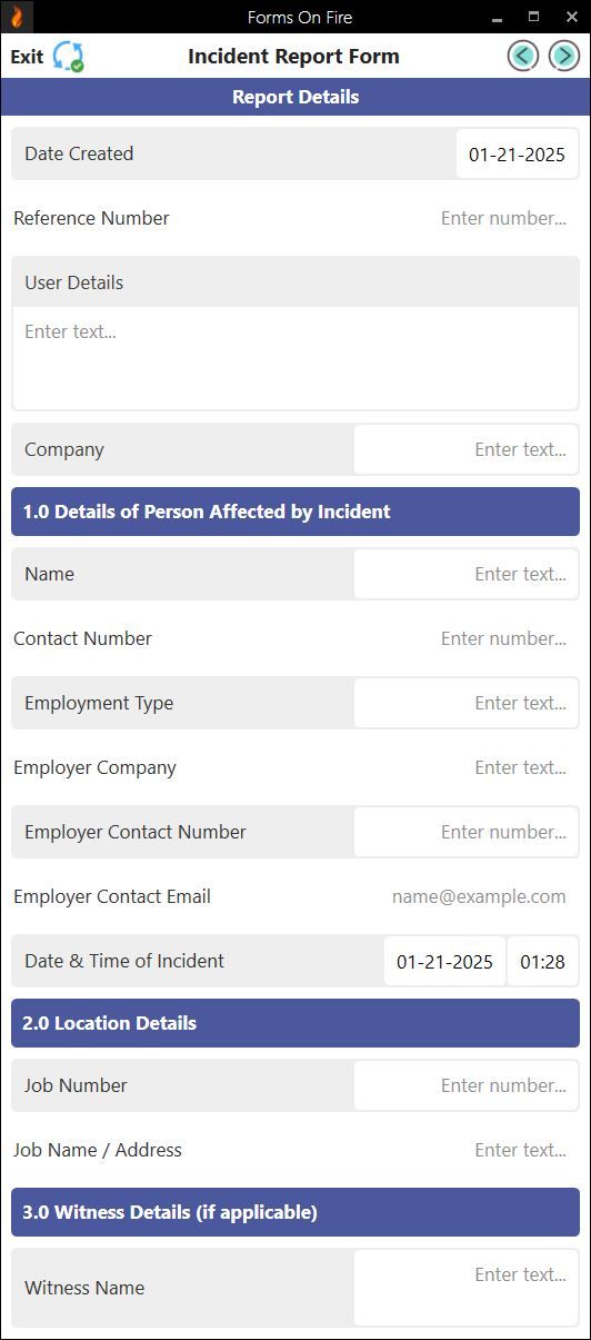 Incident Report Form Template | Forms On Fire