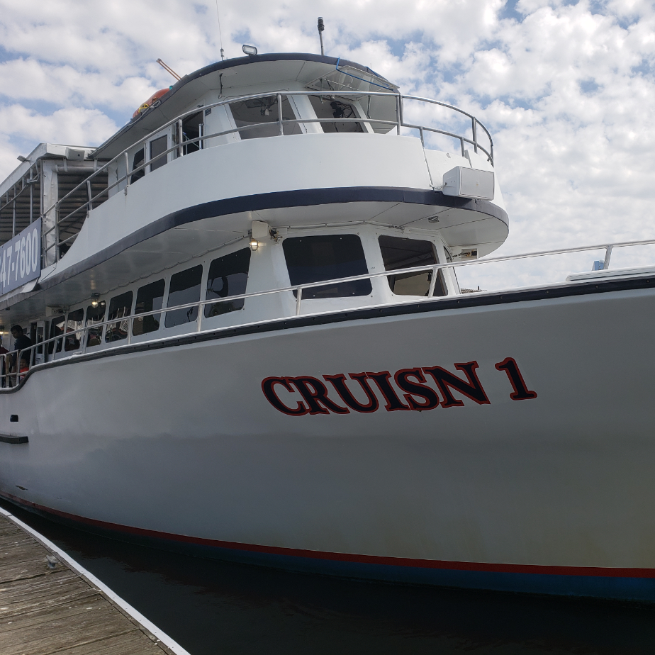 White cruise ship, 