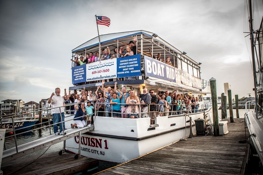 A two-story boat,