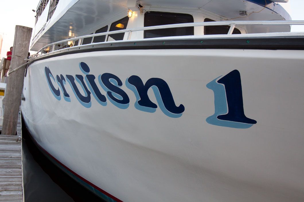 White boat named 